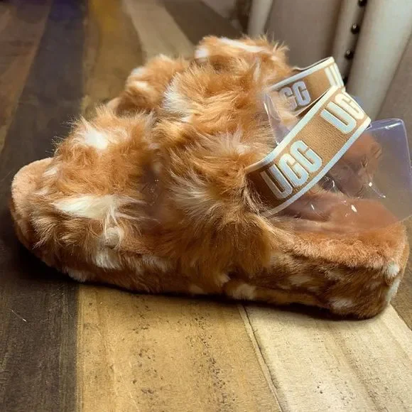 New UGG Women’s Oh Yeah Spots Slide Slipper Sandal - Picture 1 of 7